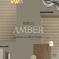 thumbnail image 7 of MOOD Blackout Cellular Shades | Luxury meets function | Cordless, Extra Large 1.5 Inch Cells, Insulation, Acoustic Comfort | Honeycomb Blinds for Windows | Amber | 53.5" Width x 72" Height, 7 of 7