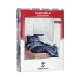 thumbnail image 2 of SUSSEXHOME Navy Ships Cotton Duvet Cover Set Dark Blue, Full Size Duvet Cover, 1 Duvet Cover, 1 Fitted Sheet and 2 Pillowcases, Iron Safe, Hypoallergenic, Breathable , Machine Washable, 2 of 7