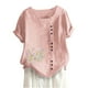 thumbnail image 1 of Camisetas de Manga Corta para Mujeres, Camiseta de Manga Corta Impresa Casual Hecha de 95% Poliéster 5% Spandex para Todas las Estaciones, Camisetas de Manga Corta para Mujeres, 1 of 4