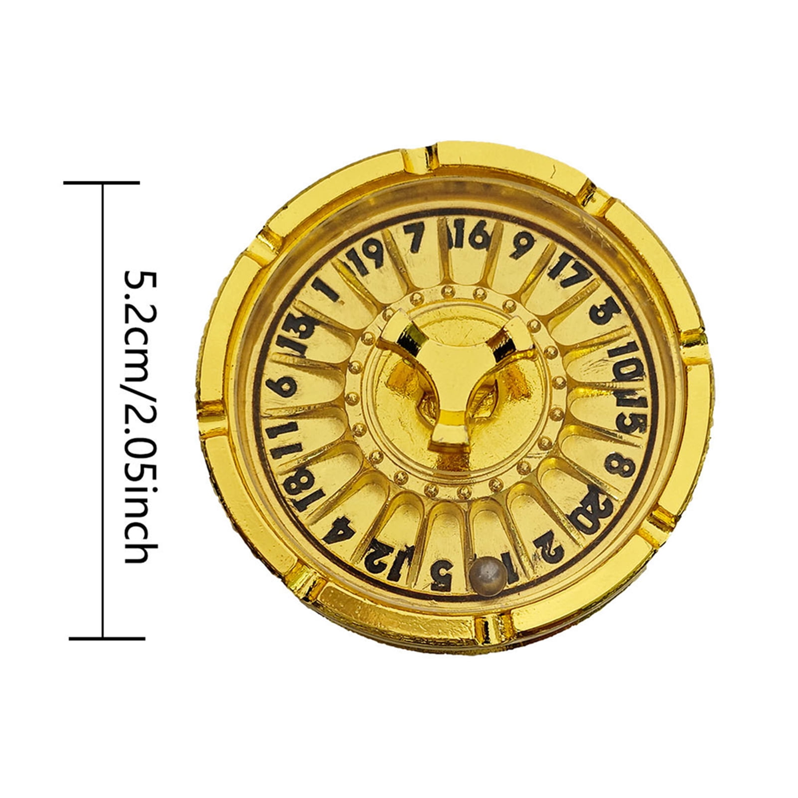 YIFAEUX D20 Roulette Dice Fidget Spinner Heavy Duty Zinc Alloy Vintage Dragon Rotatable Fingertip Gyro Metal Dice RPG Role Playing Game Props