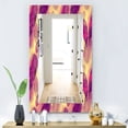 thumbnail image 2 of DESIGN ART Designart 'Feathers 3' Modern Mirror - Frameless Vanity Printed Mirror 27.6 in. wide x 39.4 in. high, 2 of 4