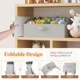 thumbnail image 4 of Lifewit Large Storage Baskets for Shelves, 6 Packs Non-woven Fabric Trapezoid Closet Organizer Bins with Handles, Foldable Clothi, 4 of 8