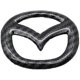 thumbnail image 1 of Compatible with Sticker Car Emblem Logo Frame Trim Compatible with 3 6 CX-3 CX-5 CX-9 Interior Accessories (Carbon Fibre), 1 of 5