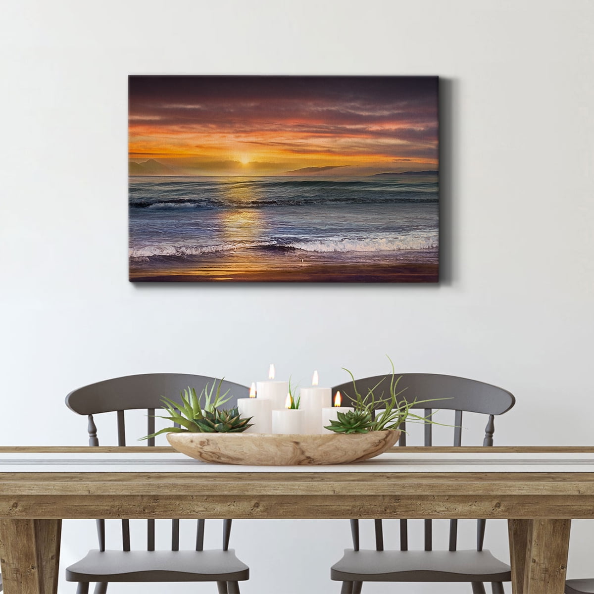 Wexford Home Sundown Premium Gallery Wrapped Canvas, 8" x 12" - Ready to Hang