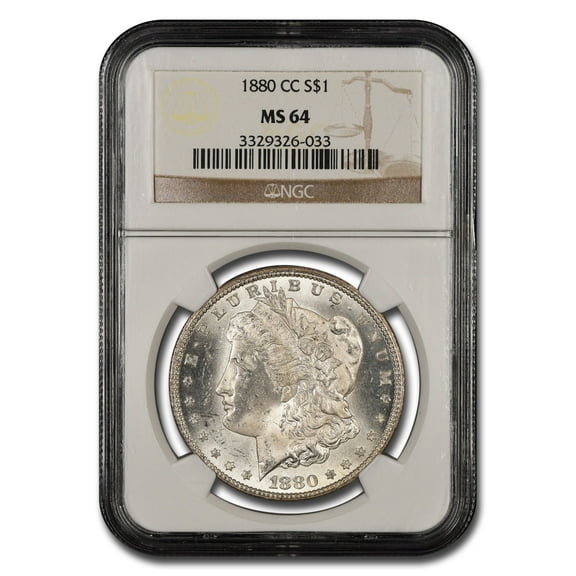 1880-CC Morgan Dollar MS-64 NGC