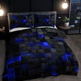 thumbnail image 2 of Gradient Bedding Set-Four Seasons,3,3,blue,Queen, 2 of 6