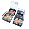 thumbnail image 4 of 1:12 Casa de muñecas Postre Comida de juego Pan Pastel Hamburguesa BJD Decoración Miniatura para Adornos Caja de 4 epmty, 4 of 8