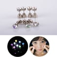 thumbnail image 6 of Unisex Light Up Flashing LED Stainless Steel Stud Earrings Dance Party Accessories, 6 of 7