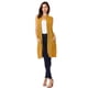 thumbnail image 5 of Chaleco ligero tejido con bolsas color Mostaza AMAD Casual para mujer Talla S, 5 of 5