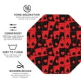 thumbnail image 3 of Vsdgher Playing Cards Print Leather Coasters for Drinks, Durable Drink Coasters 4 Set for Tabletop Protection, Luxurious Home Décor and Housewarming Gift-Octagon, 3 of 6