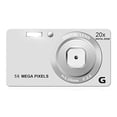 thumbnail image 1 of Videocámara FLhrweasw con Enfoque Automático LCD 2 7 Pulgadas 4K 56MP Zoom 20x Blanco, 1 of 7