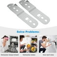 thumbnail image 3 of Dishwasher Mounting Bracket 619985 for Dishwasher Parts, 2Pack, 3 of 5