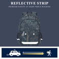 thumbnail image 5 of FORMRS Unisex School Backpack 17" Student Travel Bag with Laptop Compartment, Floral Forest Scene, 5 of 7