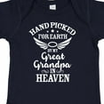 thumbnail image 4 of Inktastic Handpicked for Earth by My Great Grandpa in Heaven Boys or Girls Baby Bodysuit, 4 of 5