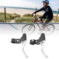 thumbnail image 3 of Bike Brake Lever, Practical To Use Bike Brake Handle High Reliability Lightweight  for Bike Black,Silver, 3 of 7