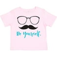 thumbnail image 3 of Inktastic Be Yourself, Glasses, Mustache, Moustache Boys or Girls Toddler T-Shirt, 3 of 5