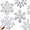 StyleB-6pcs Iridescent, variant on Ayieyill Christmas Snowflakes Large Snowflakes Ornaments 8 Pieces - 12'' Glitter Snowflakes Decorations Christmas Hanging Snowflake for Winter Christmas Tree Decorations Craft Snowflakes