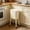 White, variant on Plastic Kitchen Trash Can with Wheel Legs, 16L/4.26Gal Modern High-Legged Trash Can, Pet Proof Tall Narrow Garbage Pail for Vanity, Bedroom, Bathroom, Living Room, Almond Blossom