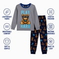 thumbnail image 4 of Quad Seven Boys Pajama Set Cozy Graphic Printed Short Sleeve Sleep Shirt and Pajama Pants 2 Piece, 4 of 6