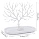 thumbnail image 2 of Tree-shaped jewelry hanger with tray, tree-shaped jewelry holder, jewelry organizer, display holder for necklaces, earrings, bracelets and rings, 2 of 5