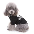 thumbnail image 5 of Halloween Dog Sweaters Sets Black Skull and Bones Boo Puppy Dog Clothes Pet Knitwear for Dog Cat Pet Costume-M, 5 of 7