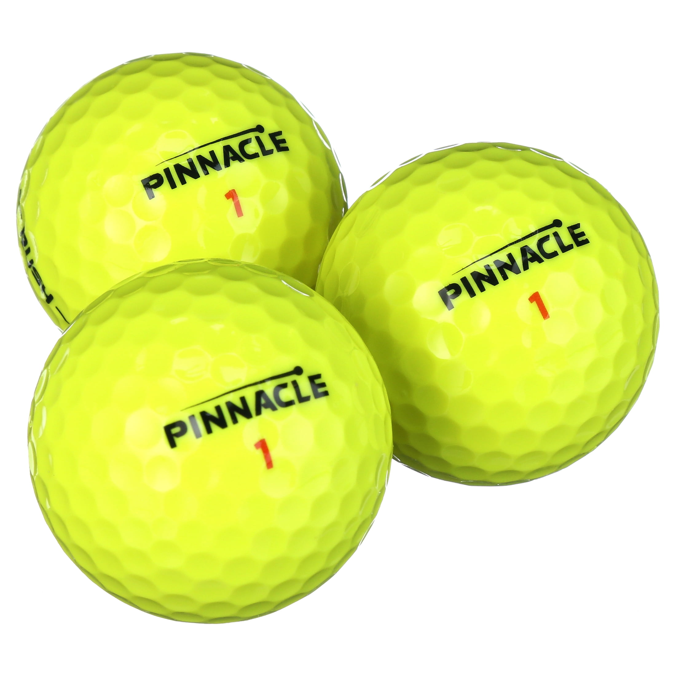 Pinnacle Rush Longer Distance Golf Balls, Yellow, 12 Pack