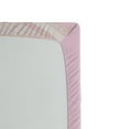 thumbnail image 2 of Ambesonne Pink Fitted Sheet, Cartoon Bedroom Interior, Full Size, Pink Yellow, 2 of 2