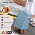 thumbnail image 3 of Luggage Compartment Wheel Protector, Dust-proof, Scratch-proof, Noise-reducing Wheel Protector (Black, 8 pieces), 3 of 5