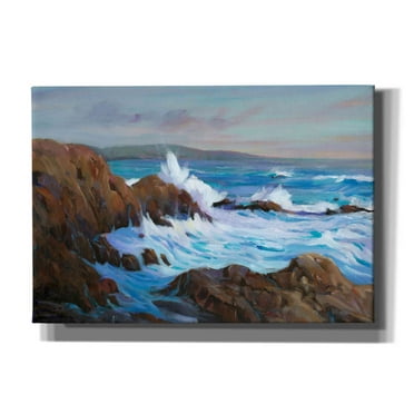 Epic Graffiti 'Seascape Faraway II' by Tim O'Toole, Canvas Wall Art, 26"x18"