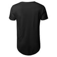 thumbnail image 3 of Ma Croix Men's Casual Longtail T-Shirts Hip Hop Urban, 3 of 6