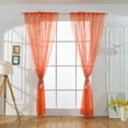 1PCS Christmas Snowflake Curtain Tulle, a Wonderful Window Treatment