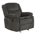 thumbnail image 3 of Jennings Upholstered Motion Glider Recliner Charcoal, 3 of 8