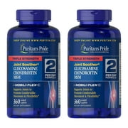 (2 pack) Puritans Pride Triple Strength Glucosamine, Chondroitin and Msm Joint Soother, 360 Count