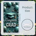 thumbnail image 2 of Gold Stars Graduation Banner Graduation Cap Grad Display Navy Blue Gold Tassel Congrats Backdrop for Graduation Party College Graduation Grad Ceremony, 2 of 9