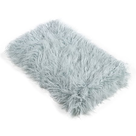 Fennco Styles Sevan Faux Mongolian Fur Throw Blanket - 8 ...