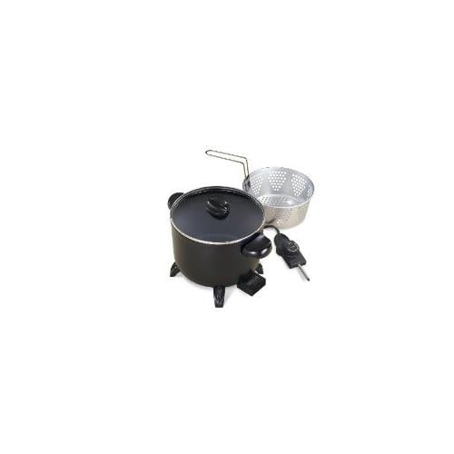 Presto 06006 Kitchen Kettle Electric Multi Cooker Fryer 6Qt