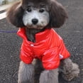 thumbnail image 2 of Guardoinrt Comfortable Wear Dogs Rain Down Jacket Dog Will Love Easy To Clean Durable Dogs Cold Winter Coats silver L 1Set, 2 of 6