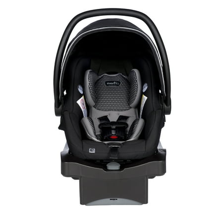 UPC: 0032884201853 | Evenflo LiteMax DLX Infant Car Seat with FreeFlow Fabric and SafeZone Load Leg Base (Olympus Black)