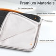 thumbnail image 4 of JETech Funda Port&aacute;tiles para MacBook Neo (A18 Pro), 13-14 Pulgadas MacBook Air/Pro (M1-M5, 2020-2026), Funda Impermeable con Asa Port&aacute;til y Bolsillo (Gris Oscuro), 4 of 6