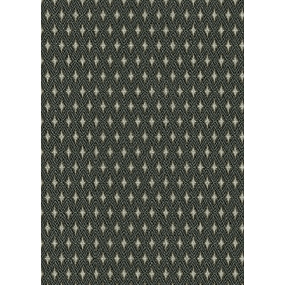 Ahgly Company Machine Washable Indoor Rectangle Transitional Midnight Gray Area Rugs, 8' x 10'