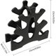 thumbnail image 1 of Estante para mancuernas de 3 niveles Estante para mancuernas de plástico Estante para almacenamiento de mancuernas Accesorios para ejercicios deportivos para el hogar, forma de árbol, negro, 1 of 2