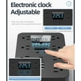 thumbnail image 5 of 16-in-1 Power Strip with Surge Protection, 16 Outlet Extender with 3 USB Ports and 2 USB-C, ETL Listed Digital Clock Fireproof Housing for Home Office, 5 of 9