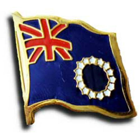 Cook Islands Flag Lapel Pin