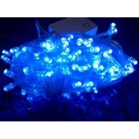 Perfect Holiday 8 Modes 100 LED String Christmas Wedding Fairy Lights Party with Tail Plug, 32 ...