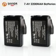 thumbnail image 1 of Savior Heat Batterie Li-Polymère Électrique de Remplacement 7,4 V 2200 mAh pour Gants Chauffants, Mitaines, Chaussettes, Rechargeable, 1 of 5