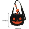 thumbnail image 6 of Pumpkin Crossbody Bag Purse Novelty Halloween Devil Shoulder Bag for Women Funny Bat Wing Crossbody Purse, 6 of 6