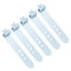 thumbnail image 5 of Organizador de cables reutilizable CUTICAT Azul claro 5 bridas de silicona ajustables, 5 of 8