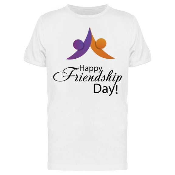 Happy Friendship Day Tee Men's -Image by Shutterstock
