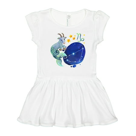 

Inktastic Capricorn Constellation Zodiac Sign Illustration Gift Toddler Girl Dress
