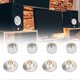 thumbnail image 4 of 4pcs Speaker Isolation Feet Professional Shock Absorption HiFi Speaker Isolation Spikes for Turntable Amplifier CD Player HIFI Speaker Silver, 4 of 5